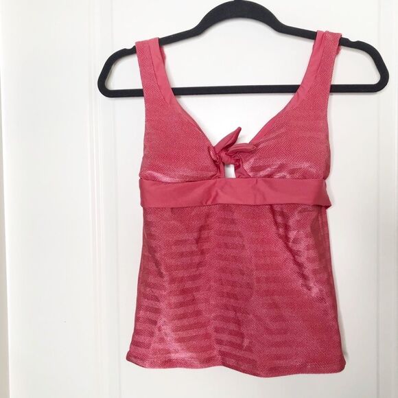 NWT BECCA Canyon Mesa Tankini Beach Swimsuit Top Size Small - Picture 3 of 7